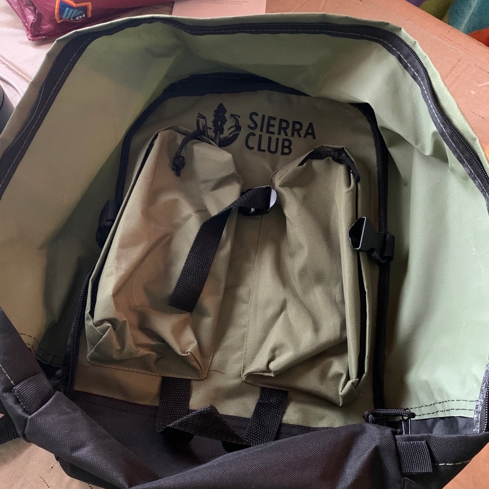 Sierra Club backpack